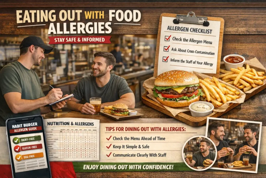 Habit Burger Allergen Menu