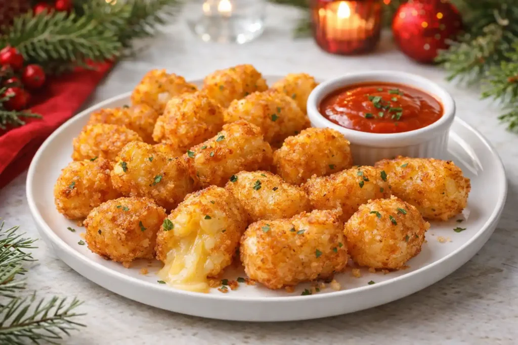 Cheesy Cauliflower Tots